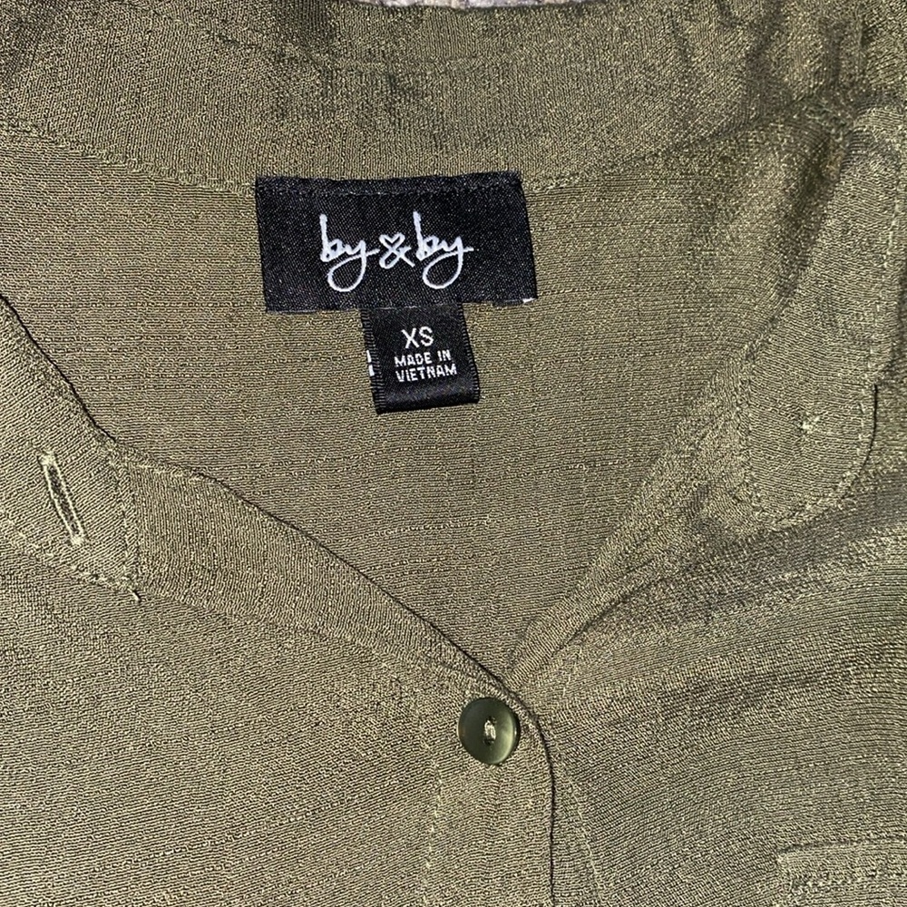Sheer Button Down Shirt - Picture 3 of 6